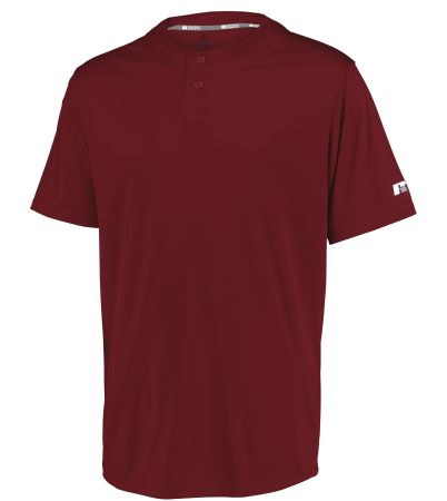 Russell Youth Performance Two-Button Solid Jersey 3R7X2B