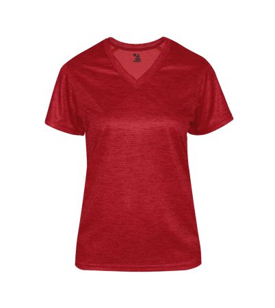 Badger Sport TONAL BLEND LADIES' V-NECK TEE 417500