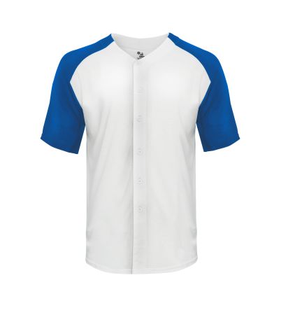 Badger Sport TRI-BLEND FULL BUTTON TEE 495000