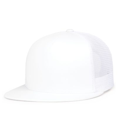 Pacific Headwear D-SERIES 5-PANEL TRUCKER SNAPBACK CAP 4D7