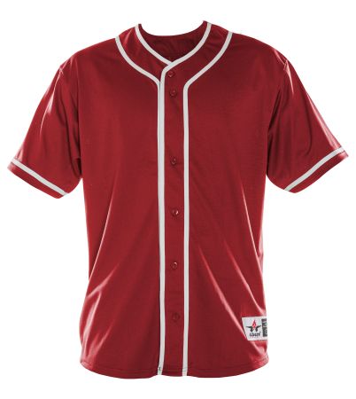 Alleson Athletic YOUTH DIAMOND FULL-BUTTON BASEBALL JERSEY 52MBBJY