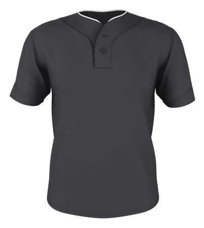 Alleson Athletic YOUTH TWO BUTTON MESH BASEBALL JERSEY 52MTHJY