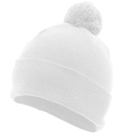 Pacific Headwear Knit Fold Over Pom-Pom Beanie 641K
