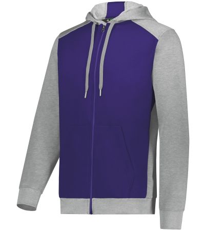 Augusta Sportswear Three-Season Fleece Full Zip Hoodie 6899