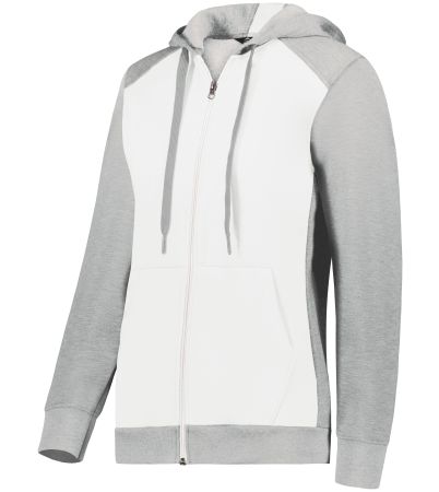 Augusta Sportswear Ladies Three-Season Fleece Full Zip Hoodie 6901