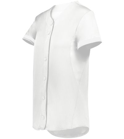 Augusta Sportswear Girls Cutter+ Full Button Softball Jersey 6920
