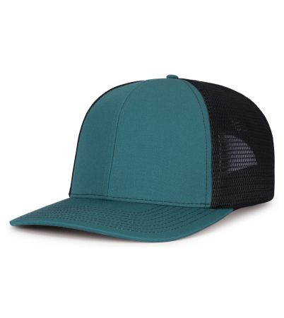 Pacific Headwear Contrast Stitch Trucker PacFlex Snapback Cap P151S