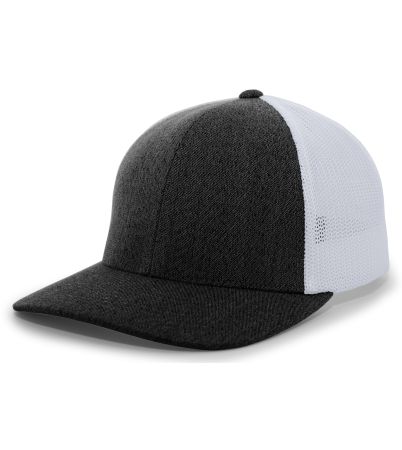 Pacific Headwear Heather Trucker PacFlex Cap P405