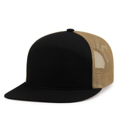 Pacific Headwear 6-Panel Arch Trucker Snapback Cap P787