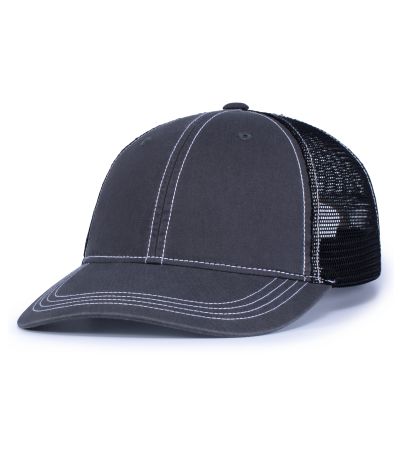 Pacific Headwear Vintage Trucker Snapback Cap V67