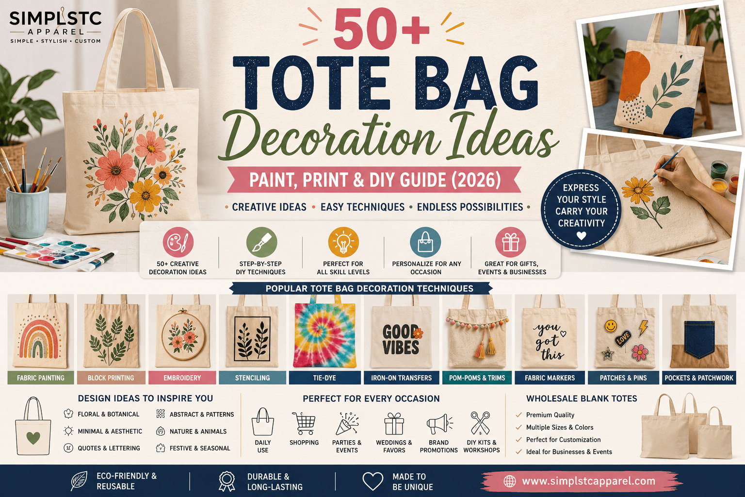 Tote Bag Decoration Ideas