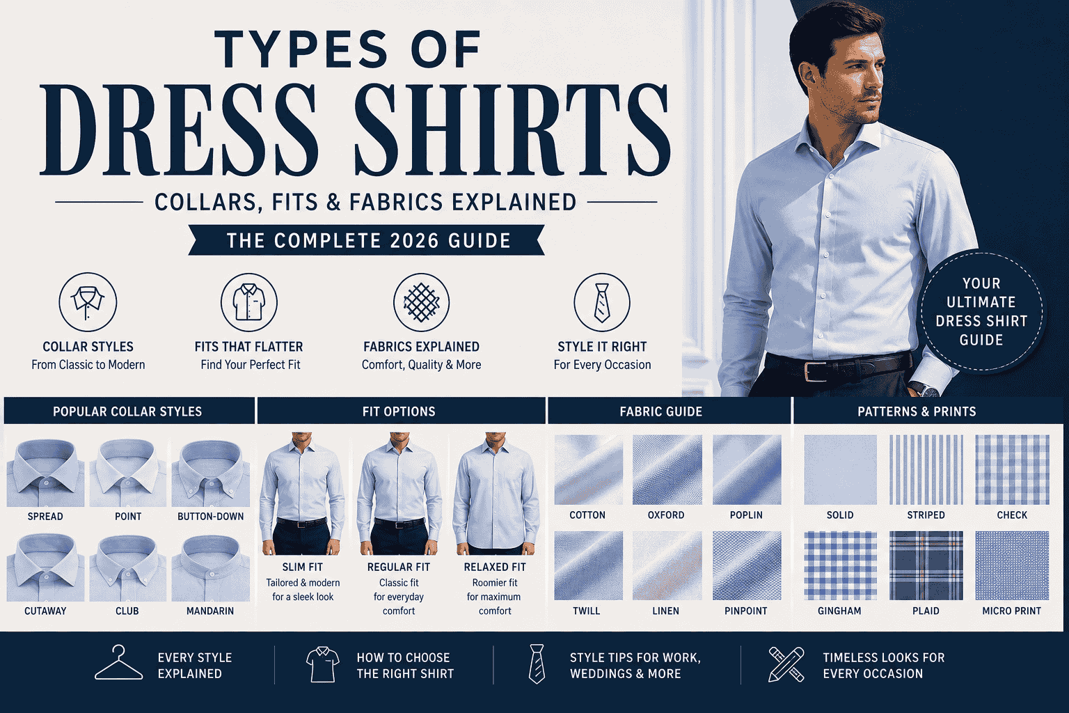 Types of Dress Shirts