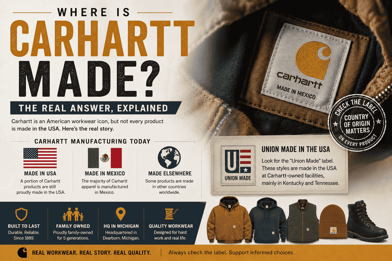 where is carhartt made